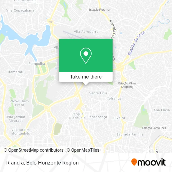 R and a map