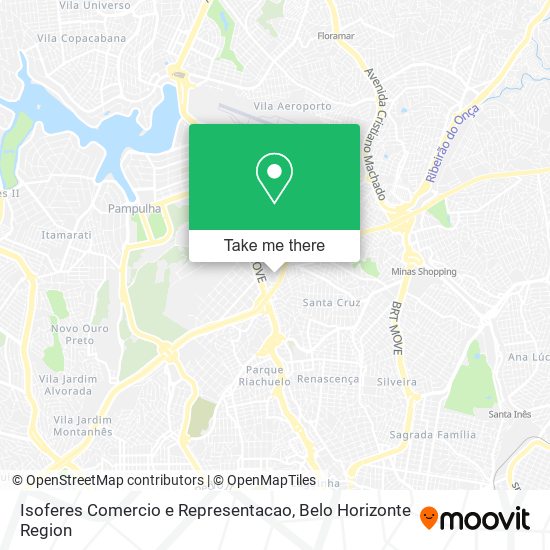 Isoferes Comercio e Representacao map