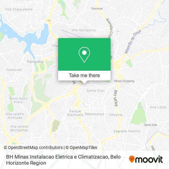 BH Minas Instalacao Eletrica e Climatizacao map