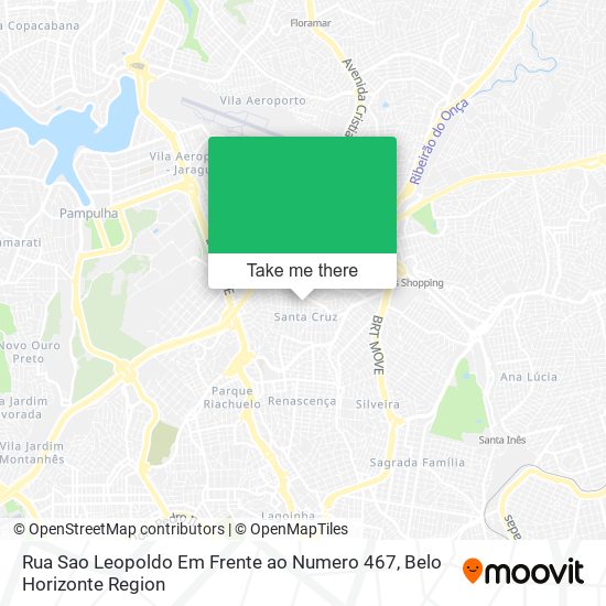Rua Sao Leopoldo Em Frente ao Numero 467 map