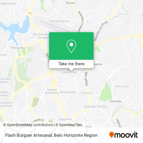 Flash Burguer Artesanal map