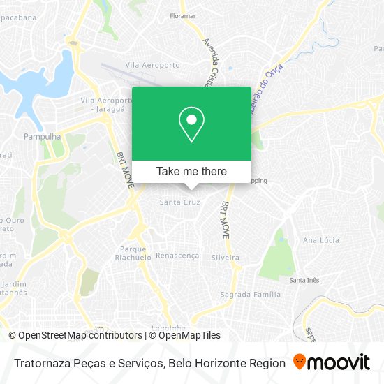 Tratornaza Peças e Serviços map