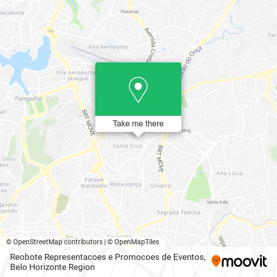 Reobote Representacoes e Promocoes de Eventos map