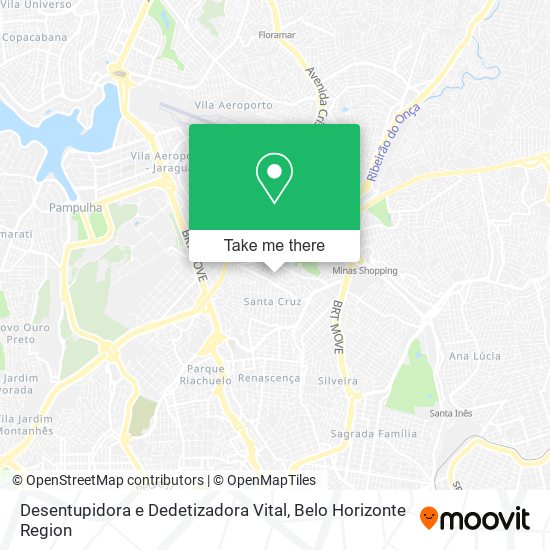 Desentupidora e Dedetizadora Vital map