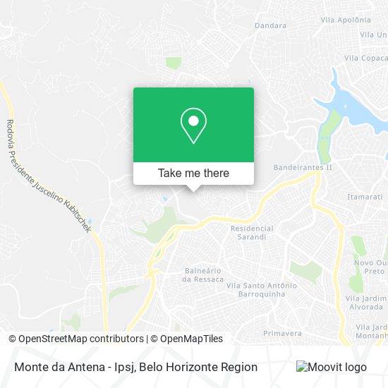 Monte da Antena - Ipsj map