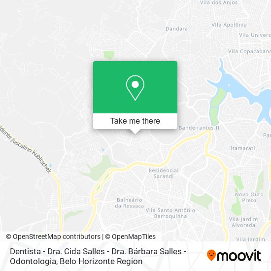 Dentista - Dra. Cida Salles - Dra. Bárbara Salles - Odontologia map