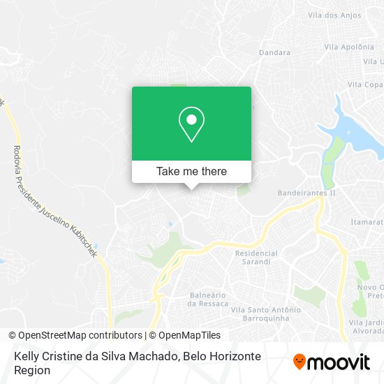 Kelly Cristine da Silva Machado map