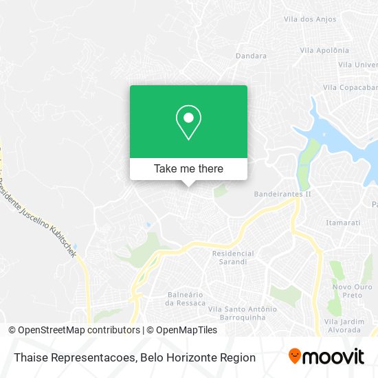 Thaise Representacoes map