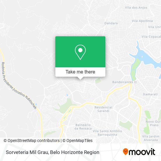 Sorveteria Mil Grau map