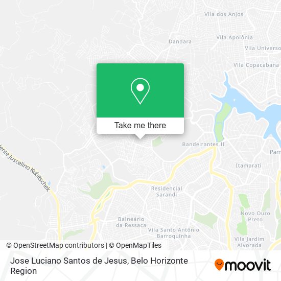 Jose Luciano Santos de Jesus map