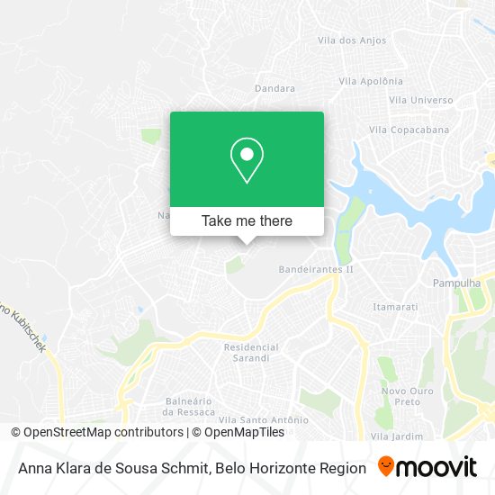 Anna Klara de Sousa Schmit map