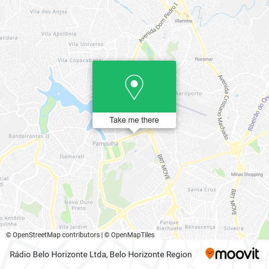 Rádio Belo Horizonte Ltda map