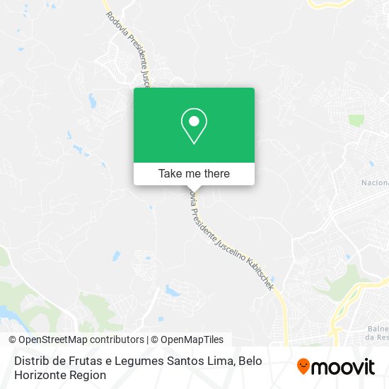 Distrib de Frutas e Legumes Santos Lima map