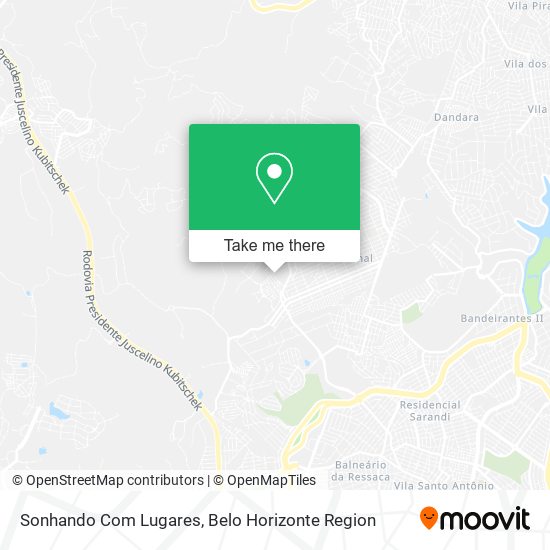 Sonhando Com Lugares map