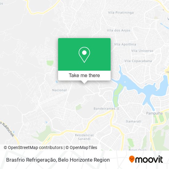 Brasfrio Refrigeração map
