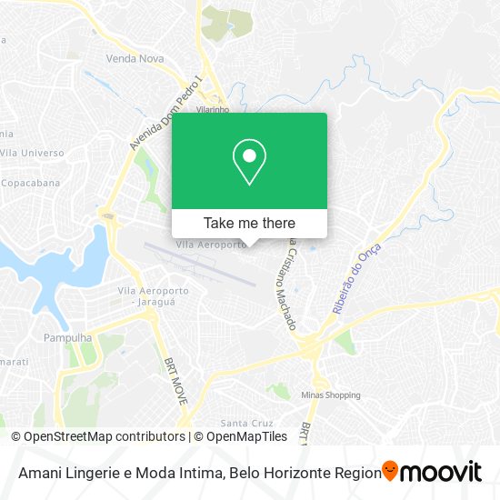 Amani Lingerie e Moda Intima map