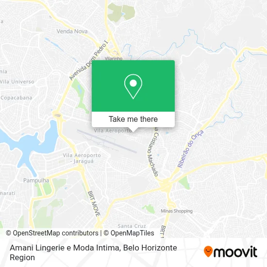 Amani Lingerie e Moda Intima map