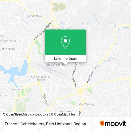 France's Cabeleireiros map
