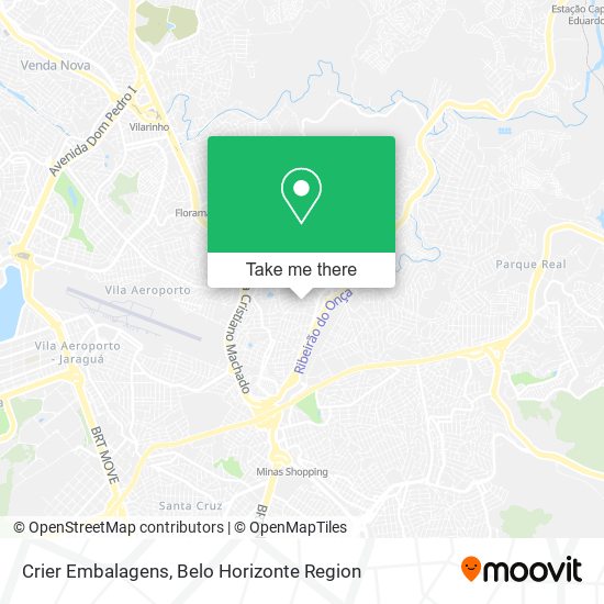 Crier Embalagens map