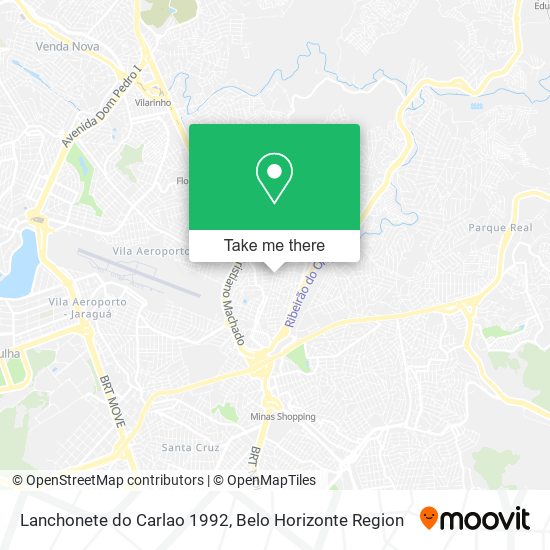 Lanchonete do Carlao 1992 map