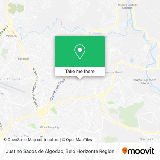 Mapa Justino Sacos de Algodao