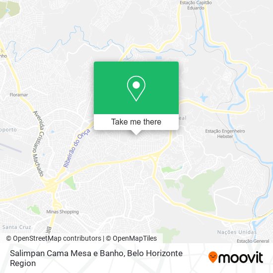 Mapa Salimpan Cama Mesa e Banho