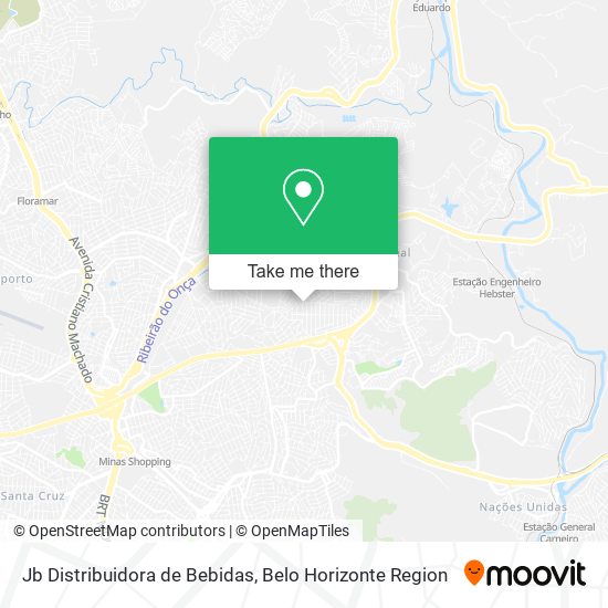 Jb Distribuidora de Bebidas map