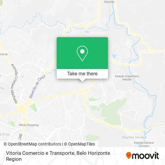 Mapa Vitoria Comercio e Transporte