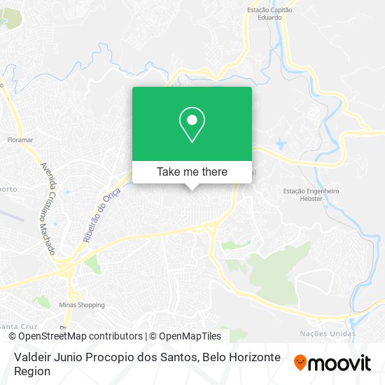 Valdeir Junio Procopio dos Santos map