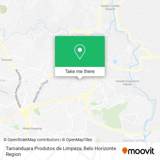 Tamanduara Produtos de Limpeza map