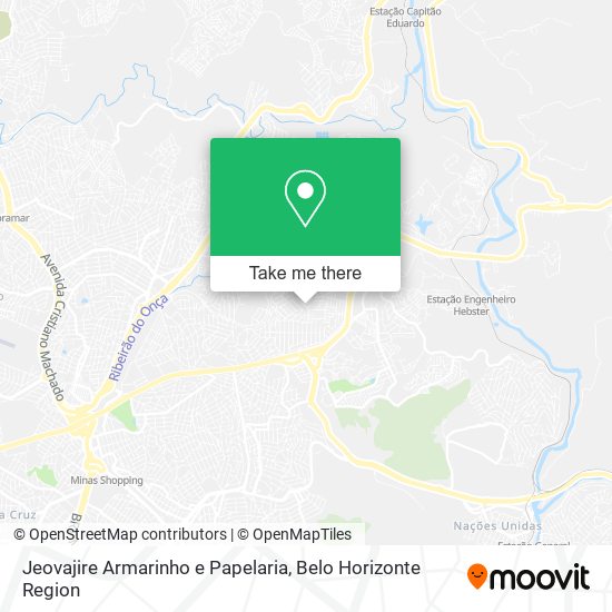 Jeovajire Armarinho e Papelaria map
