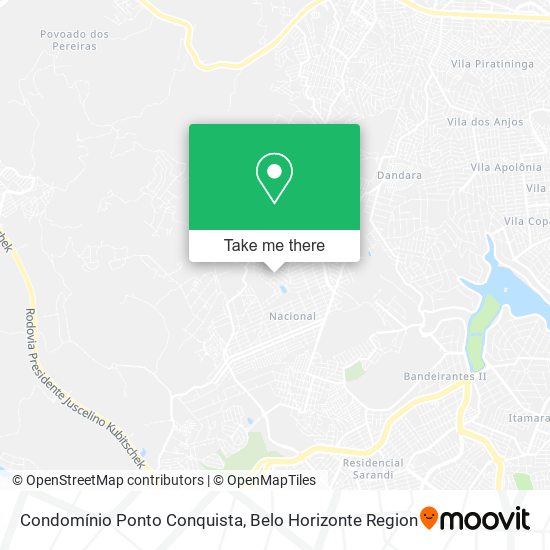 Condomínio Ponto Conquista map