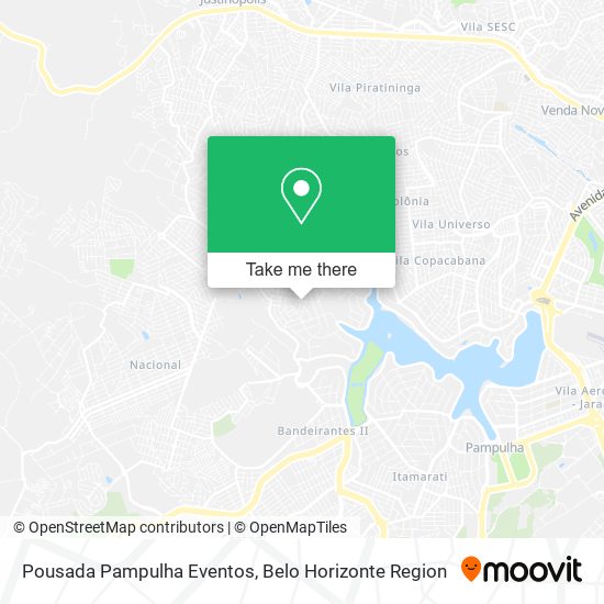 Pousada Pampulha Eventos map