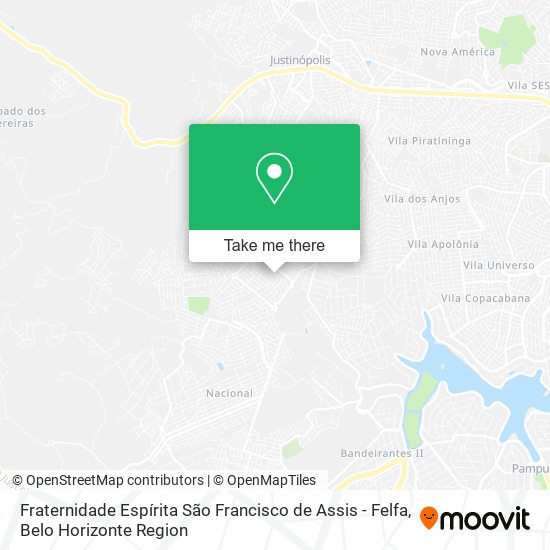 Fraternidade Espírita São Francisco de Assis - Felfa map