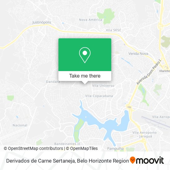 Derivados de Carne Sertaneja map