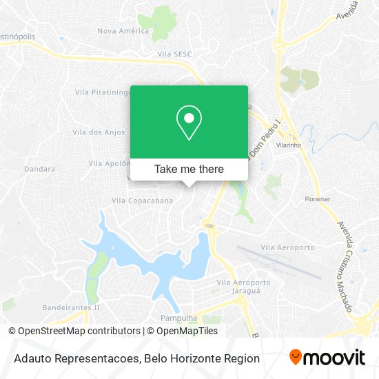 Adauto Representacoes map