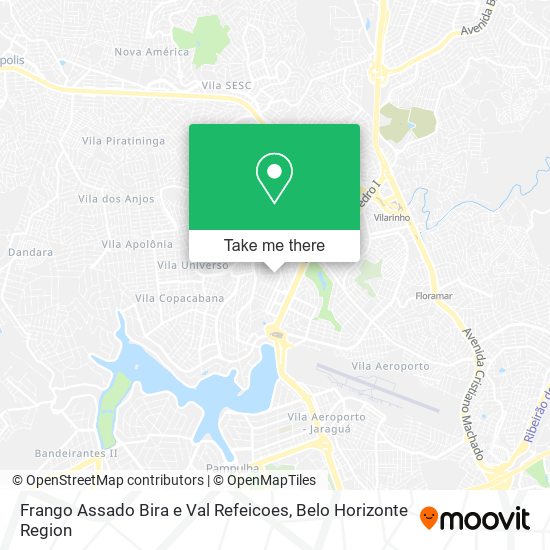 Frango Assado Bira e Val Refeicoes map
