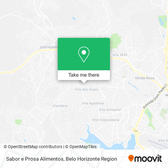 Sabor e Prosa Alimentos map