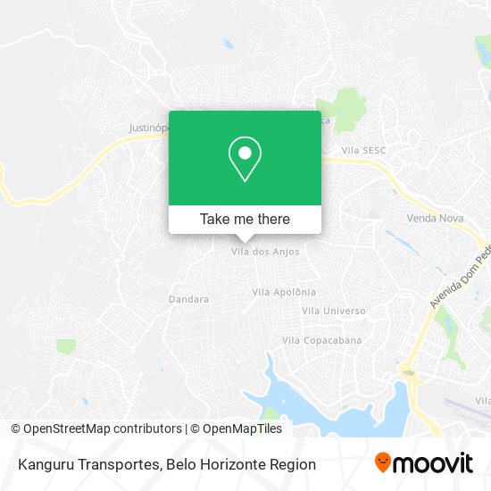 Kanguru Transportes map