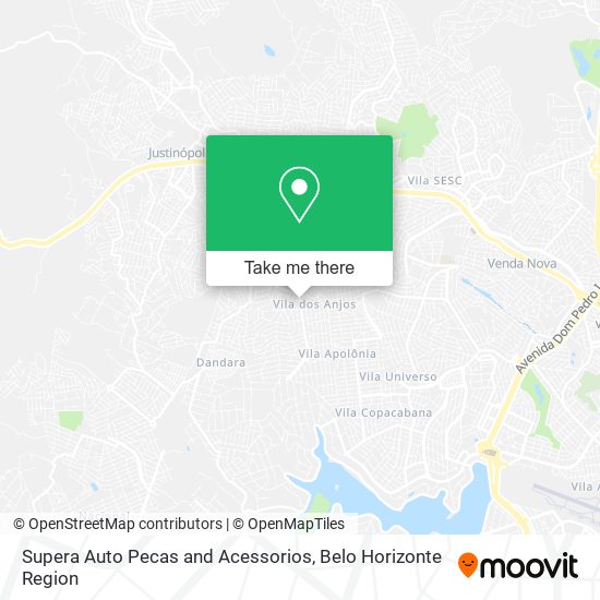 Supera Auto Pecas and Acessorios map