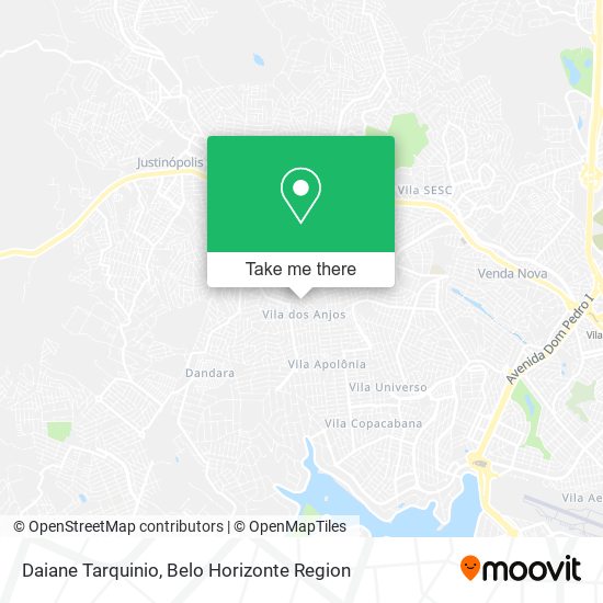 Daiane Tarquinio map
