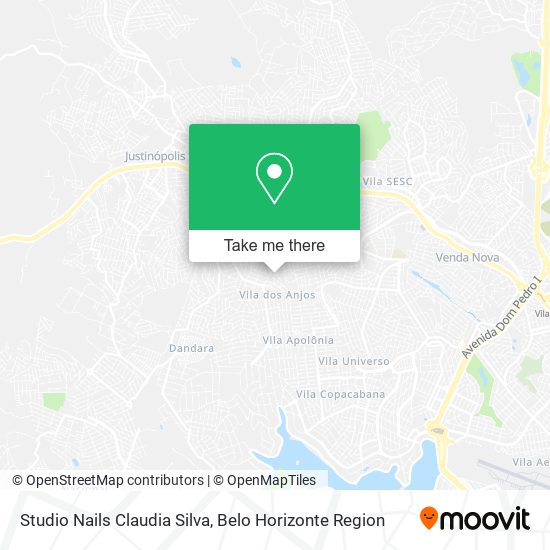 Studio Nails Claudia Silva map