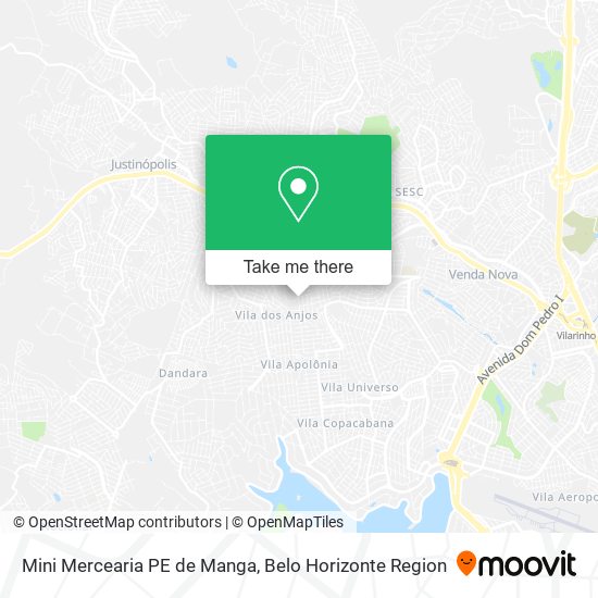Mini Mercearia PE de Manga map