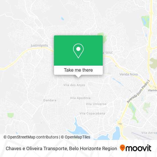 Chaves e Oliveira Transporte map