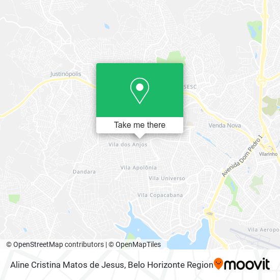 Aline Cristina Matos de Jesus map