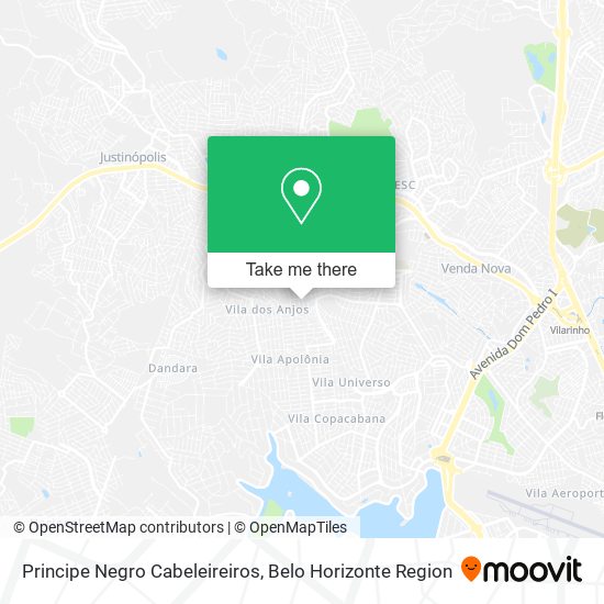 Principe Negro Cabeleireiros map