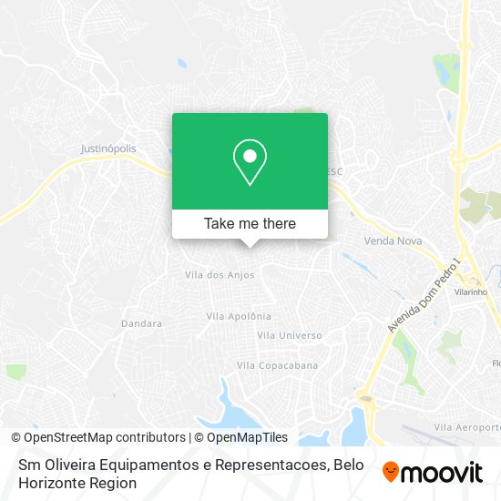 Sm Oliveira Equipamentos e Representacoes map