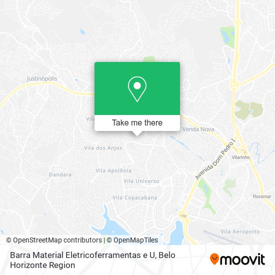 Barra Material Eletricoferramentas e U map