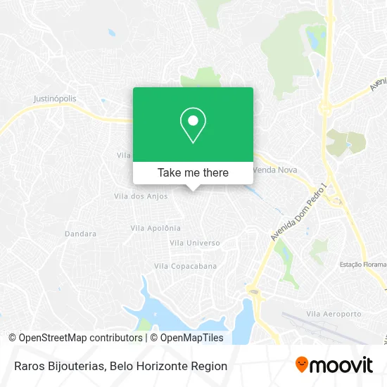 Raros Bijouterias map