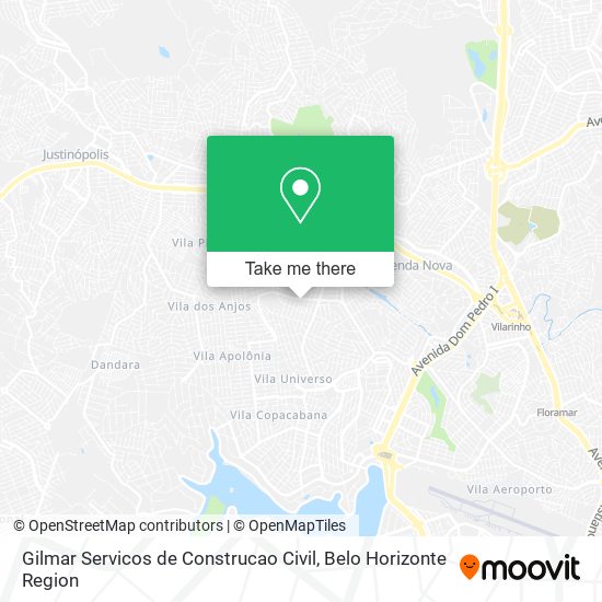 Gilmar Servicos de Construcao Civil map